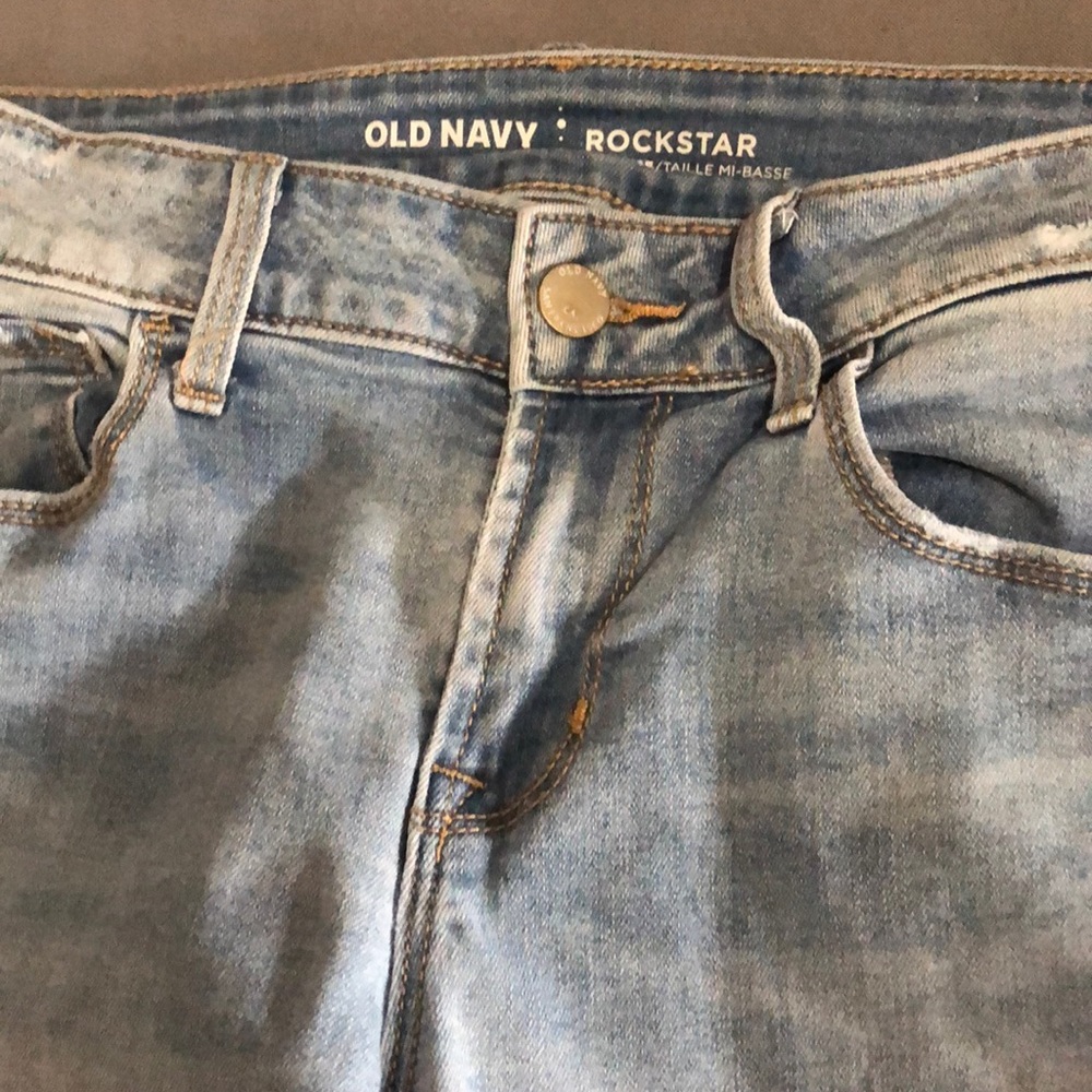 Old navy stone washed skinny jeans